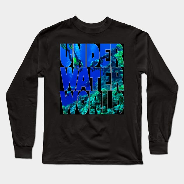 Underwater world Long Sleeve T-Shirt by likbatonboot